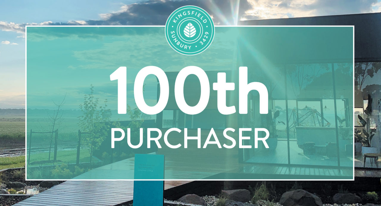 Kingsfield Their 100th Purchaser! Kingsfield Sunbury