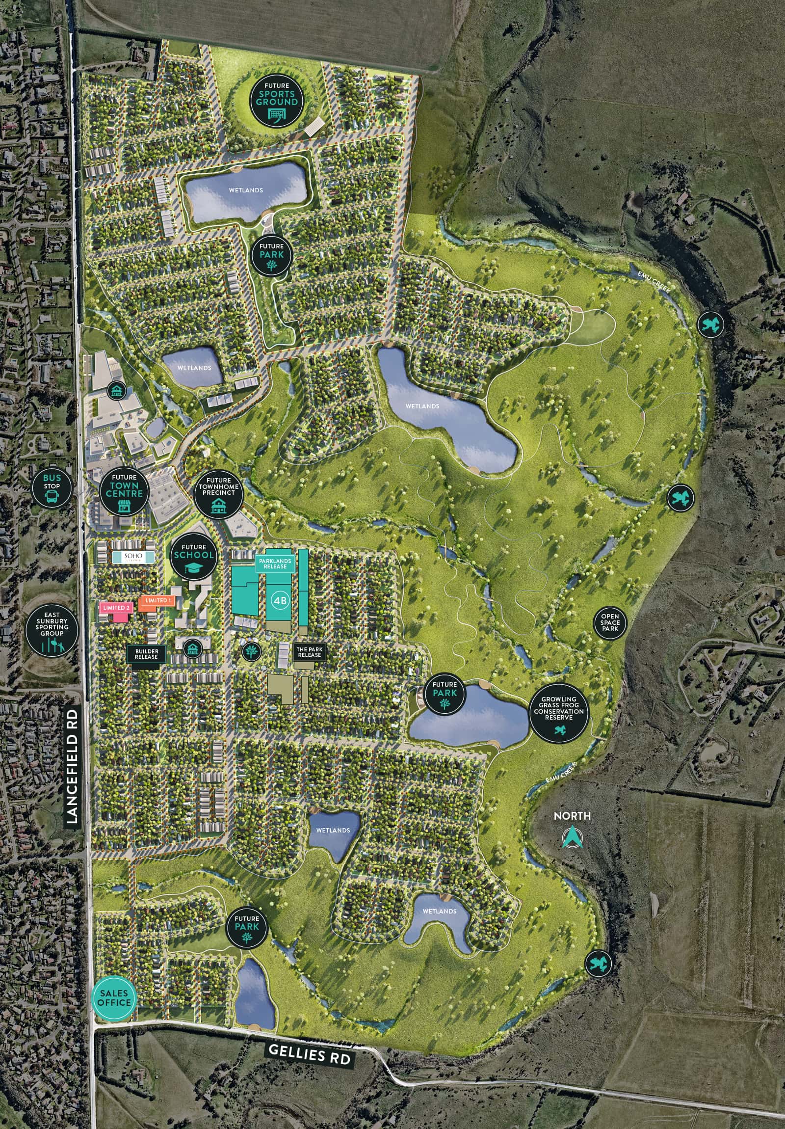Masterplan Kingsfield Sunbury